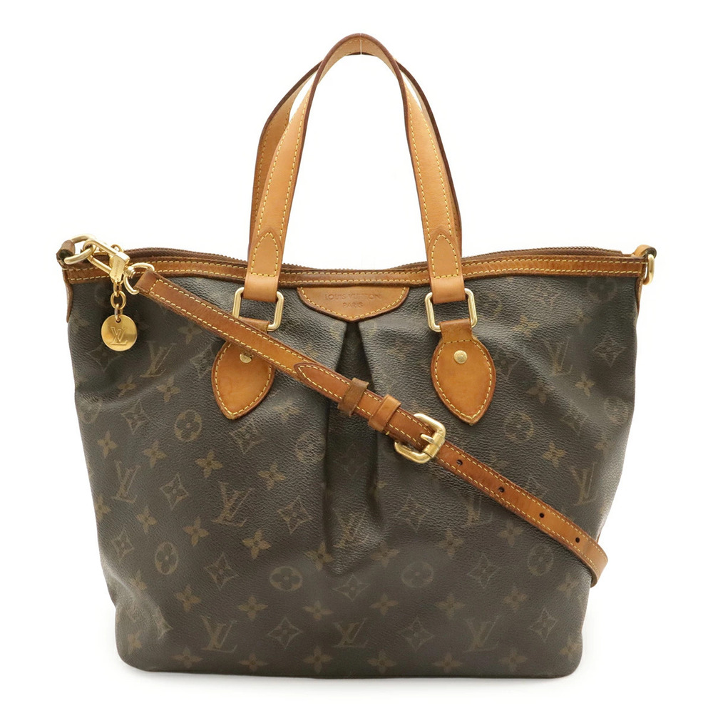 LOUIS VUITTON Monogram Palermo Tote Bag Handbag Shoulder